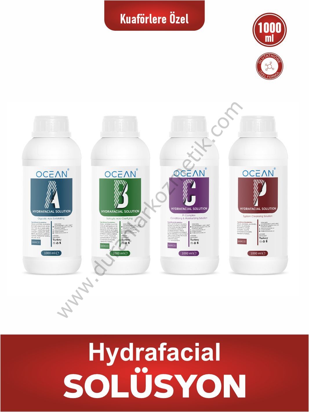 Ocean Hydra solüsyon 4*1000 ml A-B-C-P