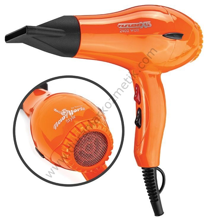 HECTOR FÖN MAKİNASI 3500 TURBO 2400 WATT NEW YORK TURUNC