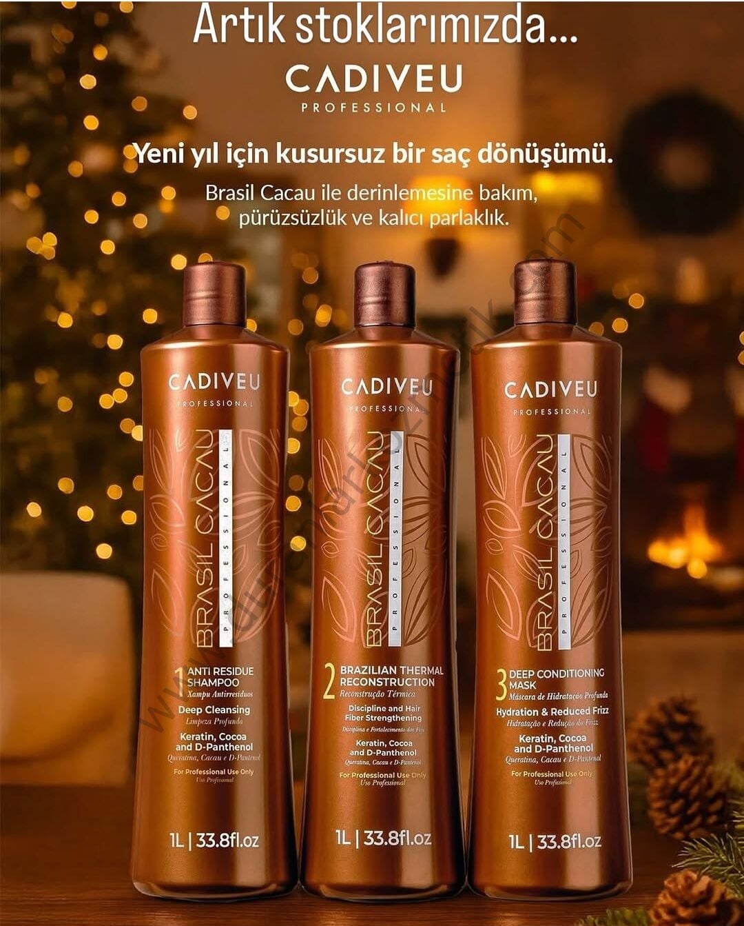 Cadiveu Professionel Brasil cacau Keratin Bakıım Sistemi