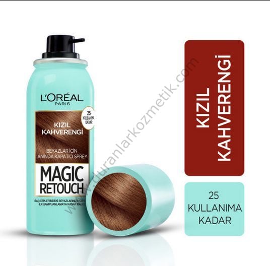 LOREAL MAGIC RETOUCH TR/RO 6 KIZIL KAHVE*