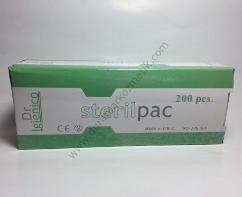 Steril pac 200 adet claris 9*24 cm