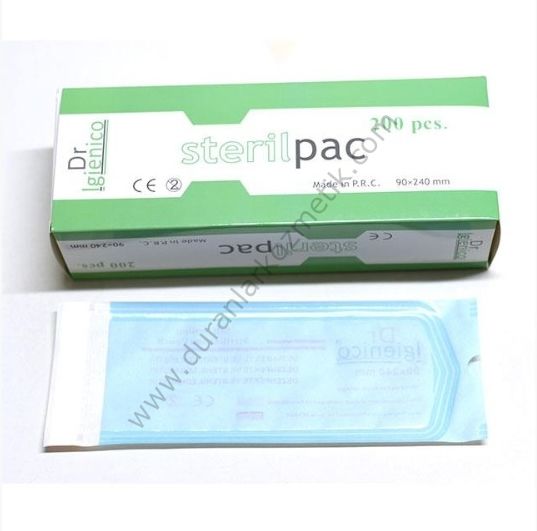 Steril pac 200 adet claris 9*24 cm