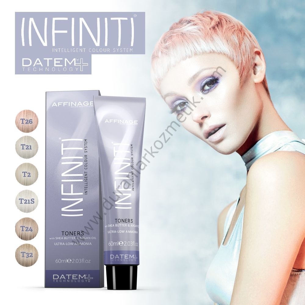 İnfiniti saç boyası 60 ml toner super ice blonde t21