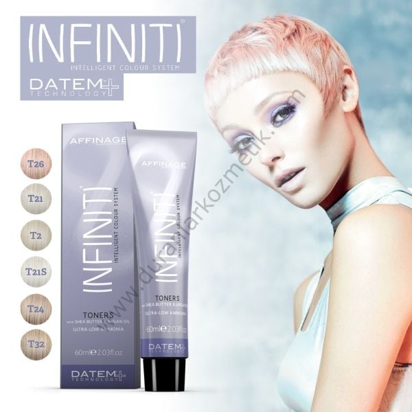 İnfiniti saç boyası 60 ml toner super ice blonde t21
