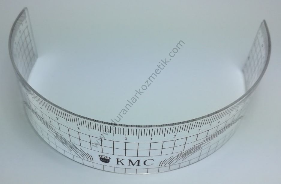 KAŞ CETVELİ OVAL PLASTİK DÜZ