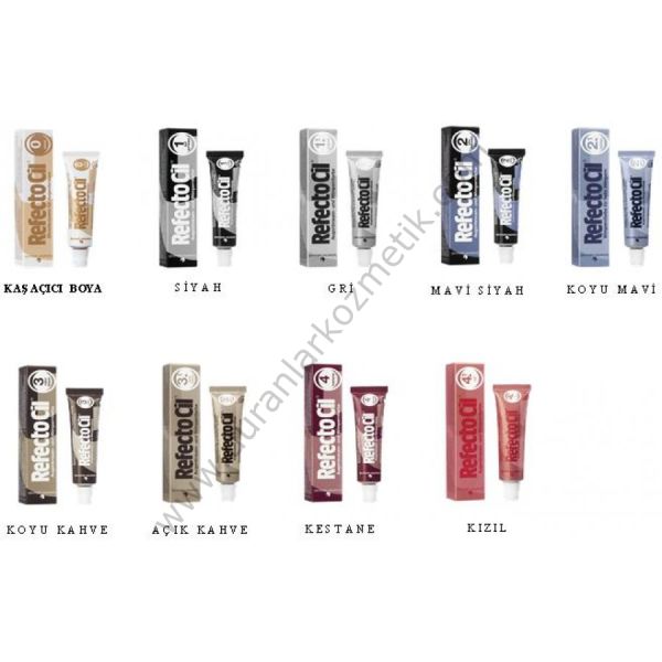 Refectocil kaş kirpik boyası 15 ml 2 mavi siyah