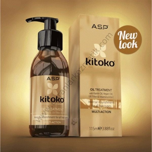 Kitoko oil treatment 115 ml argan ve karite yağı