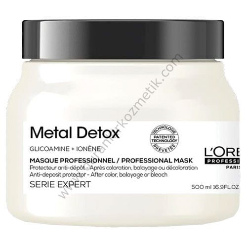 Loreal serie expert Metal detox saç bakım maskesi 500 ml